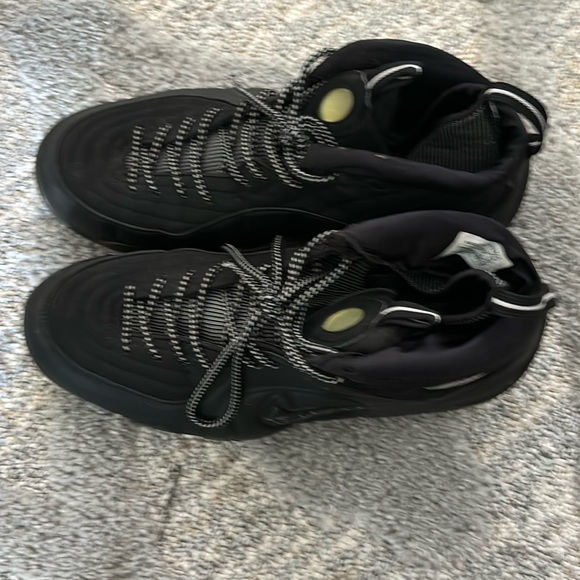 SOLDED - Nike Air Penny 1/2 Cent 2008 344646 001 Black/Metallic Silver Size 13 - Picture 1 of 4